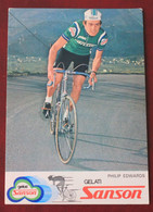 Cyclisme : Philip Edwards , équipe  Italienne Gelati  Sanson  1977 - Ciclismo