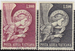 Vatican   .   Y&T   .     PA 53/54     .      O     .    Cancelled  .   /   .  Oblitéré - Posta Aerea