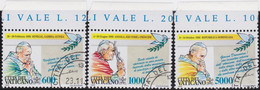 Vatican   .   Y&T     .   963/965     .      O     .    Cancelled  .   /   .  Oblitéré - Used Stamps