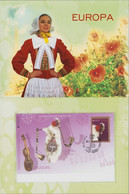 POLAND 2014 Booklet With Stamps + FDC, Europa National Musical Instruments, Bagpipes, Lady Women Dance Violin F - Covers & Documents