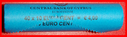 • GREECE: CYPRUS ★ 10 CENT 2012 UNC NORDIC GOLD ROLL UNCOMMON! SHIP! LOW START ★ NO RESERVE! - Rollos