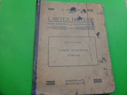 Cartes D'etude Pour Servir L'enseignement De L'histoire Et De La Geographie - Non Classés