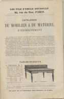 Catalogue Mobilier Enseignement, Les Fils D'Emile Deyrolle,fraçais, Espagnol,agriculture ,physique, Chimie, 168 P, Scola - Supplies And Equipment