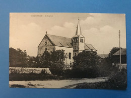 Créhange L'église Près De Faulquemont Elvange Fletrange - Saint-Avold