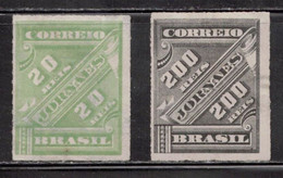 BRAZIL Scott # P11, P14 Mint NO GUM - Newspaper Stamps - Ungebraucht