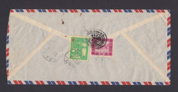 China Taiwan 1954 Cover To US,Anti-Tuberculosis & Bridge Stamps,Scott# 1075/1095 - Brieven En Documenten