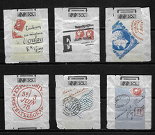 Emballage SUCRE - Papier Protection- SOL - Générale Sucrière - Thème La Poste - Timbres Postes Taxe Cachet à Date R - 3 - Andere & Zonder Classificatie