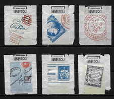 Emballage SUCRE - Papier Protection- SOL - Générale Sucrière - Thème La Poste - Timbres Postes Taxe Cachet à Date R- 4 - Autres & Non Classés