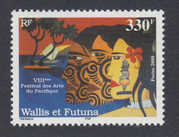 2000 Wallis & Futuna Pacific Arts Festival Complete Set Of 1 MNH - Unused Stamps