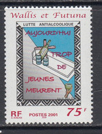 2000 Wallis & Futuna  Campaign Against Alcoholism Health  Complete Set Of 1 MNH - Ungebraucht