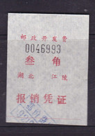 CHINA CHINE CINA  HUBEI JIANGLING 434100 ADDED CHARGE LABEL (ACL)  0.30 YUAN - Altri & Non Classificati