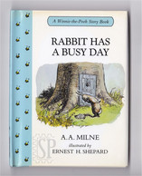 UK 1998 Winnie The Pooh Rabbit Has A Busy Day A.A. Milne Illustrated Shepard Children Books Ltd 14 Story Book - Libros Ilustrados