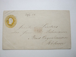 PREUSSEN , Ganzsache Aus HAMBURG - Postal  Stationery