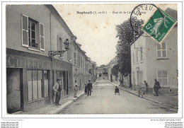 CPA 78 Septeuil Rue De La Croix Prunay - Septeuil