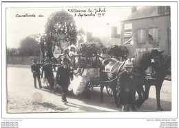 CPA 49 Carte Photo Villaines La Juhel Cavalcade Du 3 Septembre 1911 - Villaines La Juhel