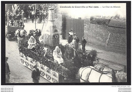 CPA 28 Cavalcade Courville 2 Mai 1909 Char Du Biberon - Courville