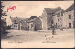 +++ CPA - Vallée Du Burnot -  BIOUL - Un Coin Du Village - Publicité Maggi  // - Anhee