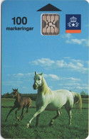 Suède 100 Unités : Chevaux 1991 Tirage 150000 - Pferde