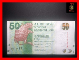 HONG KONG 50 $ 1.1.2014  "SCB"  P. 298 D  UNC - Hongkong