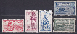 CAMEROUN - 1941 - YVERT N° 197/201 * MLH - - Unused Stamps