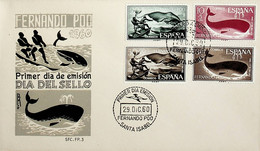 1960 Fernando Poo FDC Dia Del Sello - Fernando Po