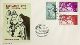 1963 Fernando Poo FDC Pro Infancia - Fernando Po