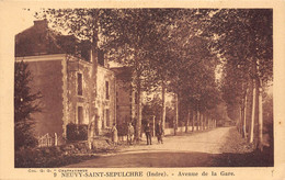 36-NEUVY-SAINT-SEPULCHRE- AVENUE DE LA GARE - Autres & Non Classés