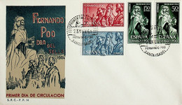 1964 Fernando Poo FDC Dia Del Sello - Fernando Po