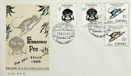 1966 Fernando Poo FDC Dia Del Sello - Fernando Po