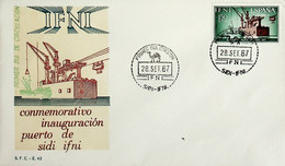1967 IFNI FDC Instalaciones Portuarias - Ifni