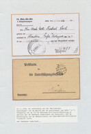 Bataillon Allemand - Page De Collection : Postkarte Daté De Léré (1918) III Matr.Rgt.Abt. 6 Kriegskompagnie + Briefstemp - Army: German