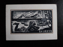 Z33 - Tahiti - Illustrateur - D'après Un Bois Gravé De Pierre Heymann - Edition Jean Martin Papetee - Tahiti