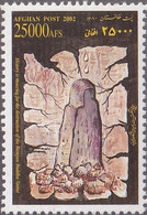 BUDDHISM-BAMIYAN BUDDHA-DESTROYED-REMAINS- AFGHANISTAN-2002-MNH-A4-506 - Afghanistan