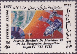 SPACE-NAVIGATIONAL SATELLITE-SOYUZ-VI, VII, VIII- AFGHANISTAN-MNH-A4-506 - Afghanistan