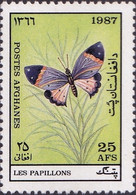 INSECTS- BUTTERFLY- AFGHANISTAN-1987-MNH-A4-508 - Afghanistan