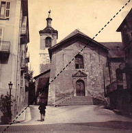 1896 Photo Ancienne Aix Les Bains - Places