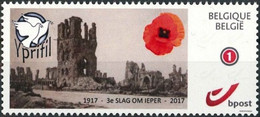 DUOSTAMP** / MY STAMP** Yprifil - 100 Ans De La 3ème Bataille D'Ypres - Destruction De La Halle Aux Draps Et Du Beffroi. - Ungebraucht