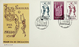 1965 Sahara Español FDC Dia Del Sello - Sahara Spagnolo