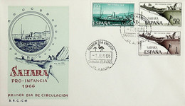 1966 Sahara Español FDC Pro Infancia - Spaanse Sahara