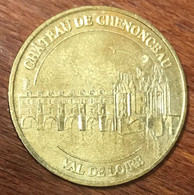 37 CHÂTEAU DE CHENONCEAU MDP 2009 MEDAILLE SOUVENIR MONNAIE DE PARIS JETON TOURISTIQUE MEDALS COINS TOKENS - 2009