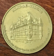 37 AZAY LE RIDEAU MDP 1998 MEDAILLE SOUVENIR MONNAIE DE PARIS JETON TOURISTIQUE MEDALS COINS TOKENS - Non-datés