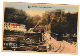 BOUILLON CHATEAU KASTEEL TRAM SUR LE PONT DE FRANCE DIRECTION CORBION - Bouillon