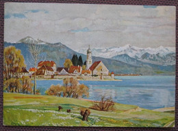 Wasserburg Am Bodensee (Lindau (Bodensee))  - Künstlerkarte (Albert Kunze) - Wasserburg A. Bodensee