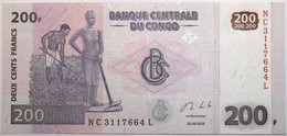 Congo (RD) - 200 Francs - 2013 - PICK 99b - NEUF - République Démocratique Du Congo & Zaïre