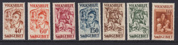 Saargebiet MiNr. 144-150 ** - Unused Stamps