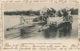 Gabarre Ferry Bac Sur La Rivière Salée à Pointe à Pitre Guadeloupe  Edit Phos . Dos Non Divisé  1902 - Ferries