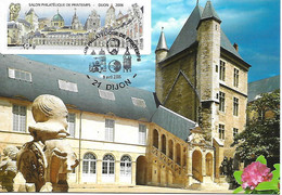 646 - SALON PHILATELIQUE PRINTEMPS DIJON, Palais Duc De Bourgogne, Le 9-4-2006 DIJON (21) - 1999-2009 Illustrated Franking Labels