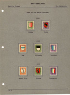 Suisse (1921-23) - Pour La Jeunesse - Armoiries De Cantons - Neufs* MH - Timbres