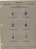 Suisse (1921-26) - Pour La Jeunesse - Armoiries De La Suisse  - Neufs* MH - Timbres