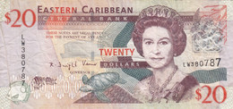 BILLET. EASTERN CARIBBEAN. TWENTY DOLLARS - Oostelijke Caraïben